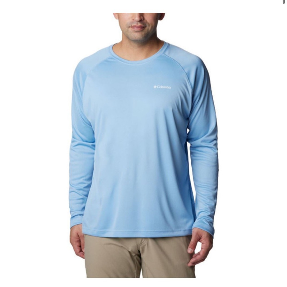Columbia Men's Sky Blue Long Sleeve Tee